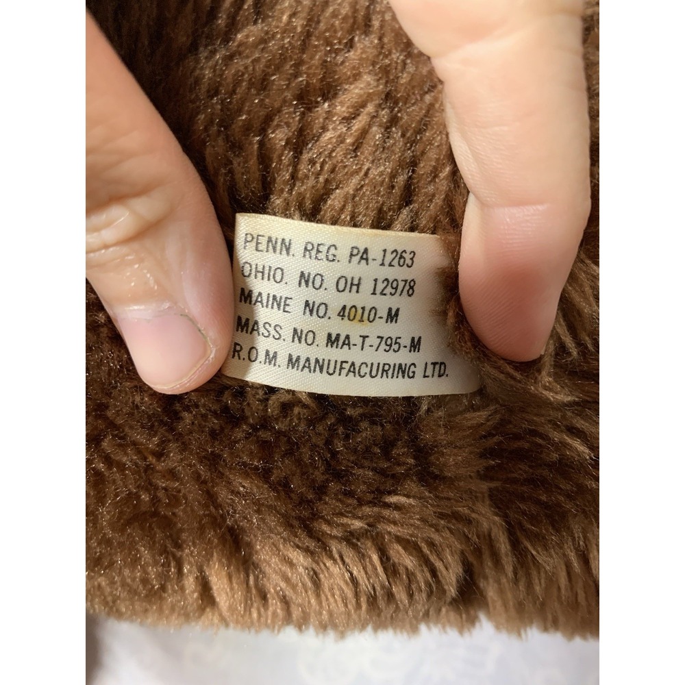 Vintage 36 Inch Giant Brown Teddy Bear Stuffed Animal Plush Rare Unique - Picture 6 of 7